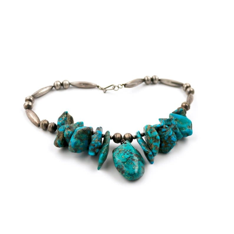 Vintage Turquoise Nugget Choker