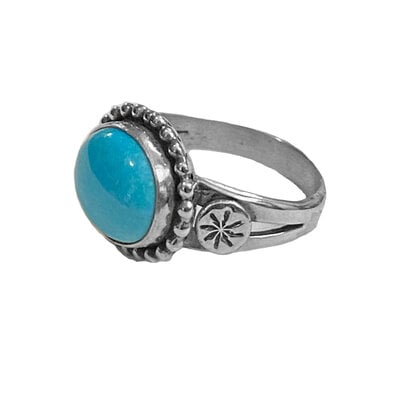Natural Sleeping Beauty Ring Size 7