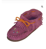 Ladies  Fringe Moccasin with Sole