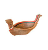 Carved Canoe Bowl  (Coast Salish)