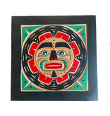 CUSTOM ORDER  Bentwood Box -  Wolf, Raven, and Sun