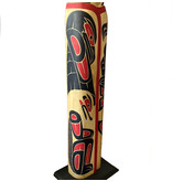 SOLD  Man Wearing A Blanket  Totem Pole