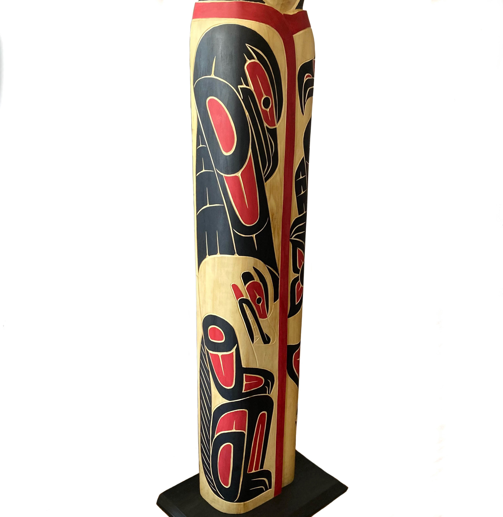 SOLD  Man Wearing A Blanket  Totem Pole