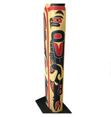 SOLD  Man Wearing A Blanket  Totem Pole
