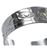 3/4" Haida Raven and Sun Bracelet