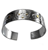 3/4" Haida Raven and Sun Bracelet