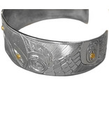 3/4" Haida Double Hummingbird Bracelet