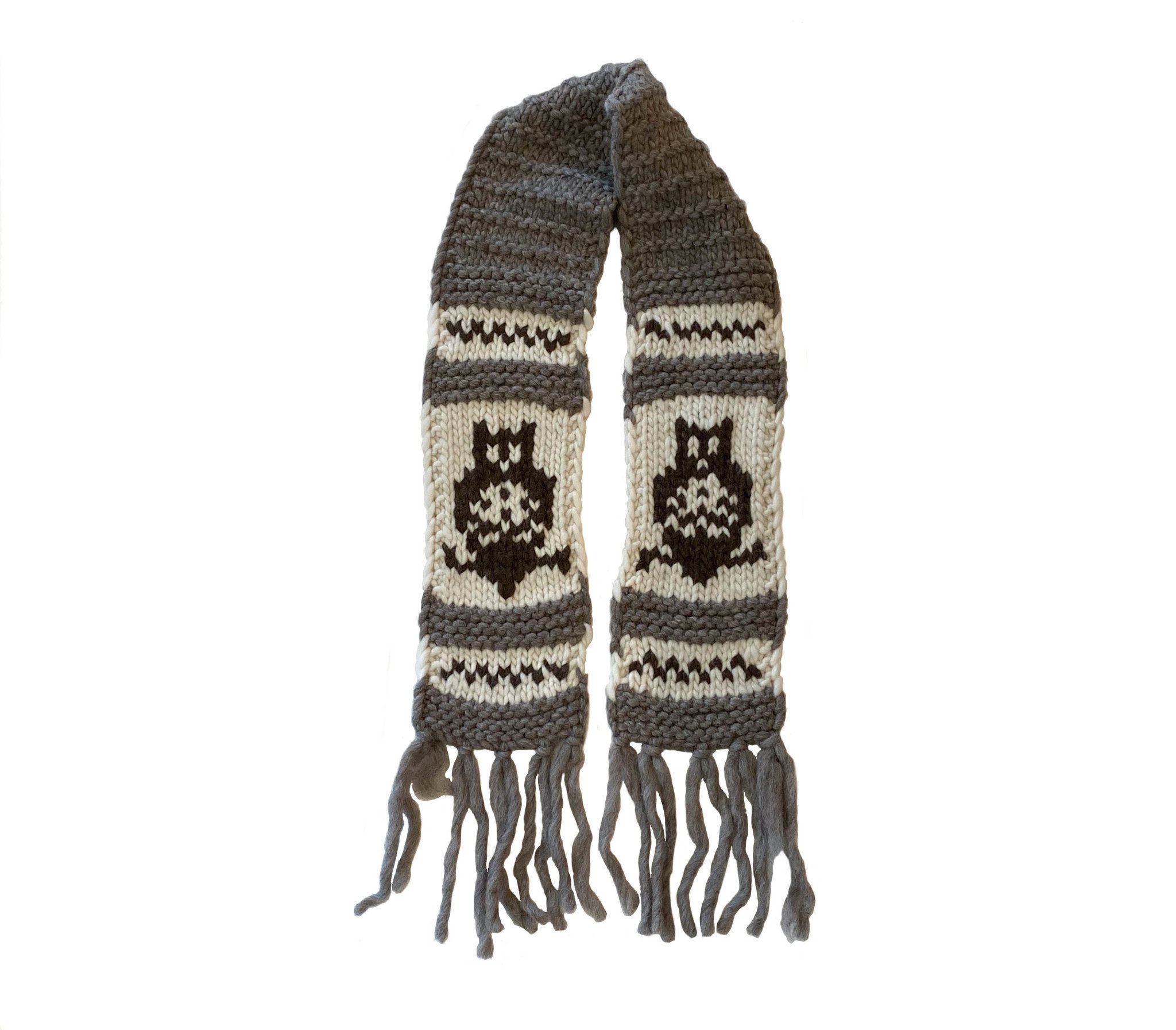Cowichan Knit Scarf