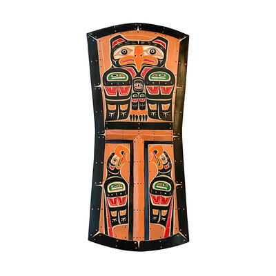 CUSTOM ORDER  Copper Shield Eagles Panel