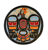 CUSTOM ORDER  Native American Art  Round Thunderbird Panel
