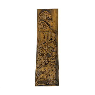 Eagle Bear  Totem Pole Panel