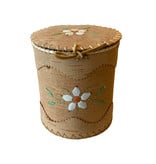 Medium Round Birchbark Basket - 7" x 7.5"