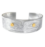 3/4" Haida Grizzly Bear Bracelet