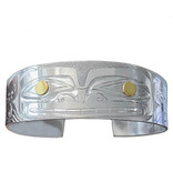 3/4" Haida Grizzly Bear Bracelet