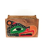 CUSTOM ORDER  Thunderbird and Killer Whale  Chest
