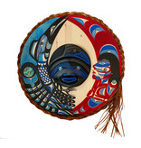 22" Nu-Chah-Nulth Raven Moon Mask