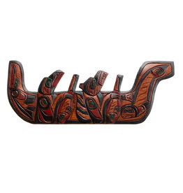 SOLD  Canoe Plaque by George Matilpi