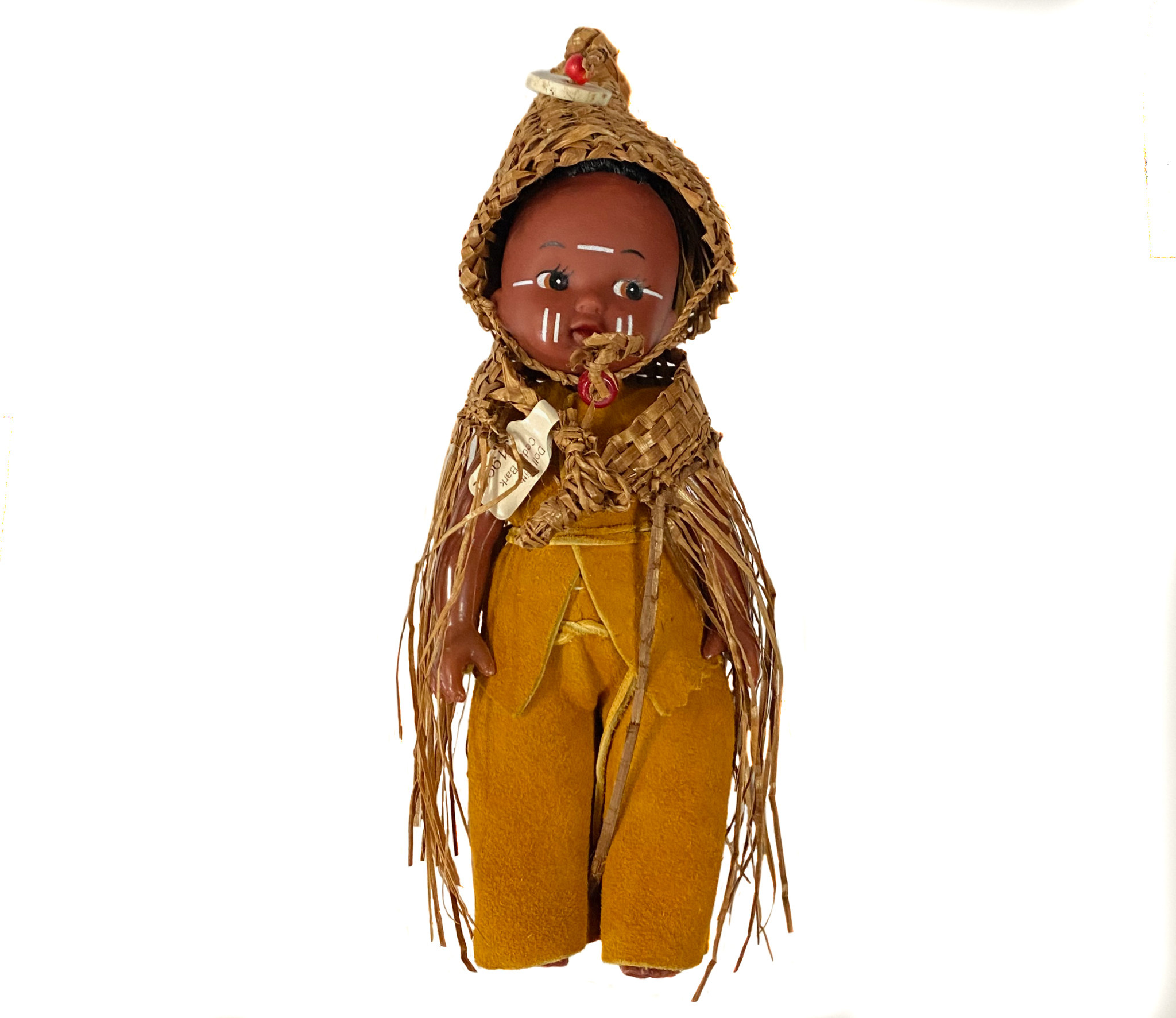 Doll with Cedar Bark Regalia by Tally Grandbois