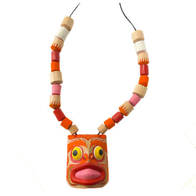 Kwak'waka'wakw Red Snapper Necklace