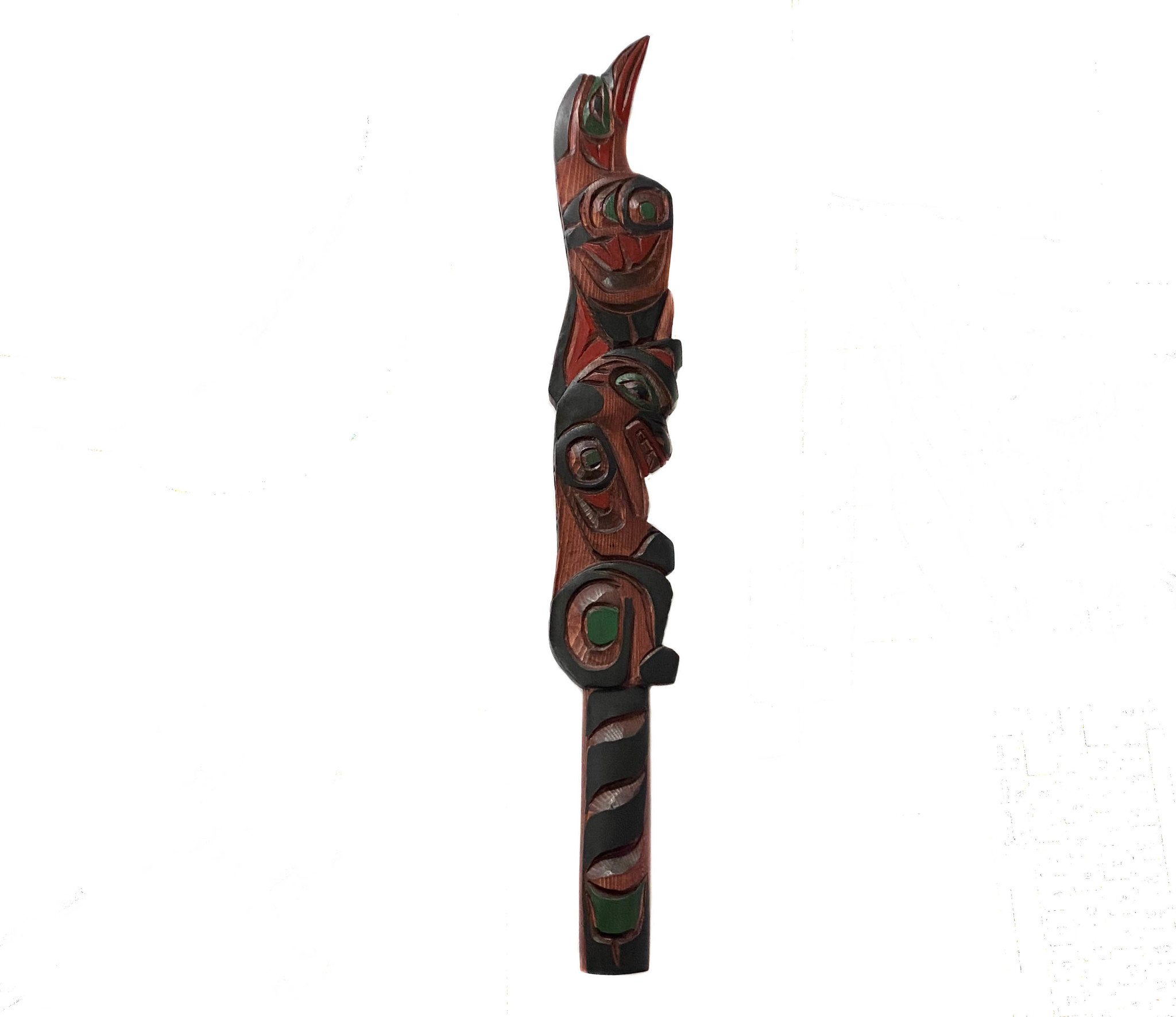 CUSTOM ORDER  Kwak'waka'wakw Talking Stick
