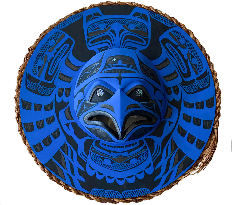SOLD  Eagle Moon Mask (Native American Art)