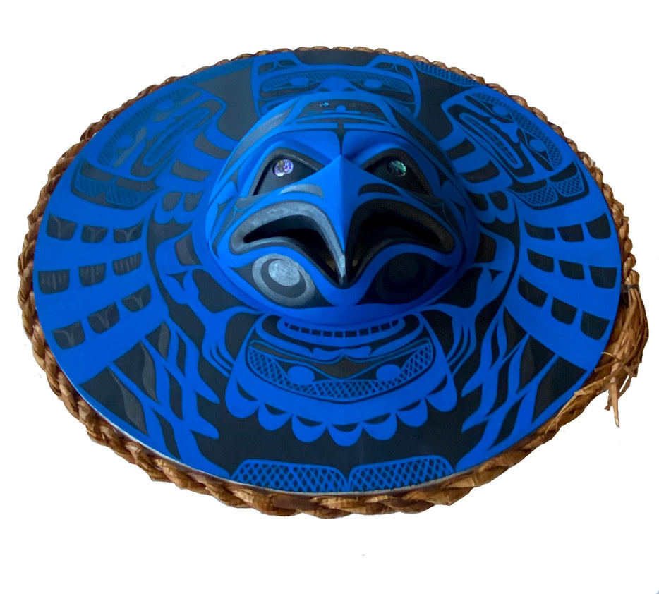 SOLD  Eagle Moon Mask (Native American Art)