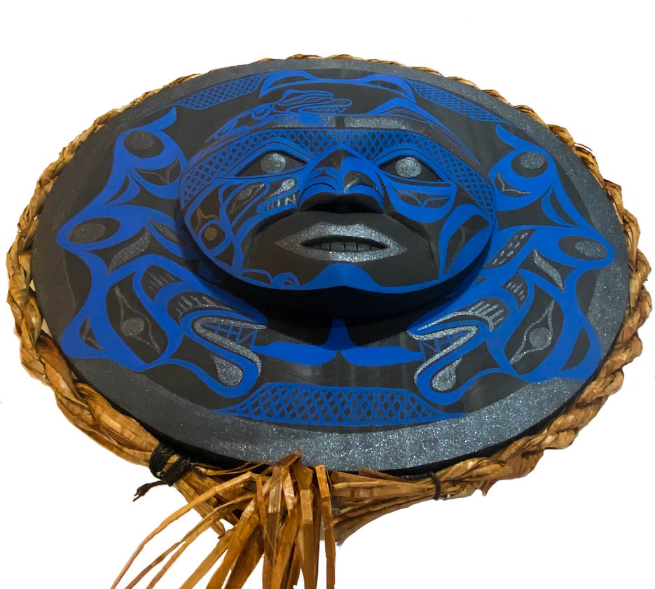 15" Nu-Chah-Nulth Bear Moon Mask