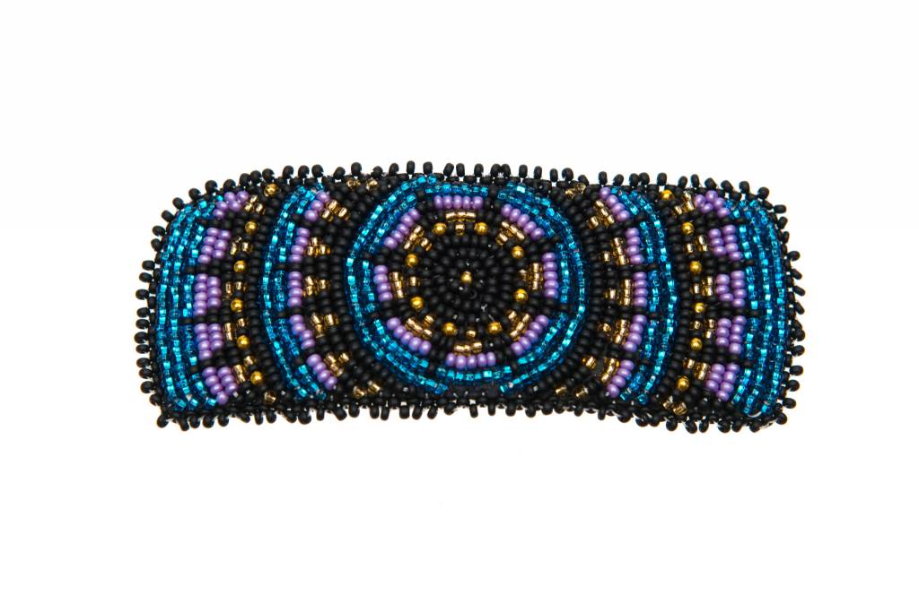 Hand Beaded Barrettes by Grace Touchie $125 Sale $100