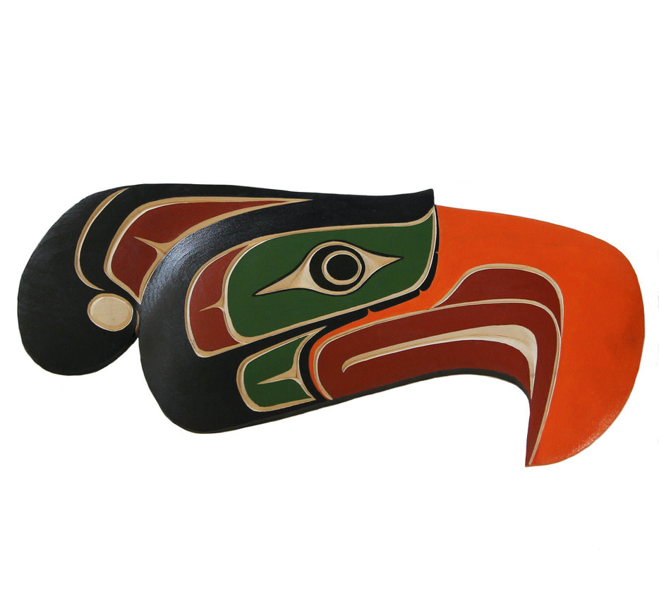 Carved & Painted Kwak'waka'wakw Thunderbird Head