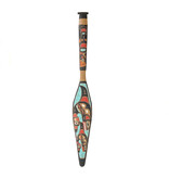 5 1/2' Kwak'waka'wakw Thunderbird and Orca Mother and Child Paddle