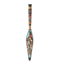 SOLD  5 1/2' Thunderbird and Orca Mother and Child Paddle