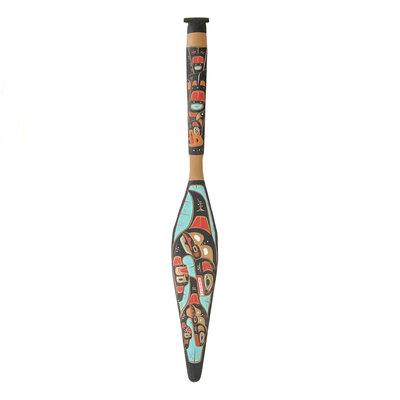 CUSTOM ORDER  Thunderbird and Orca Mother and Child Paddle