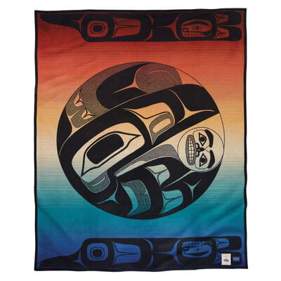 Raven and the Box of Knowledge Pendleton Blanket