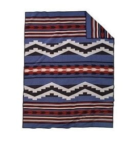 Spirit Peaks Collection Denim Queen sized Pendleton Blanket