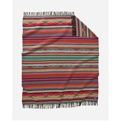 Chimayo Fringed Pendleton Throw - Garnet