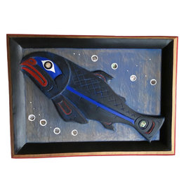 CUSTOM ORDER  Framed Spawning Coho Salmon