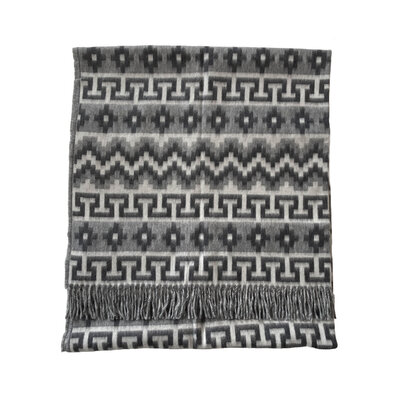 Peruvian Geometric Throw Alpaca Blend