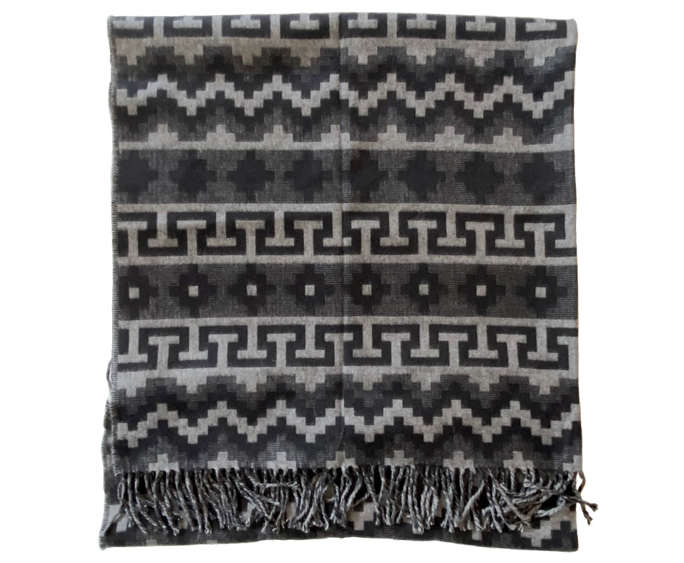 Peruvian Geometric Throw Alpaca Blend