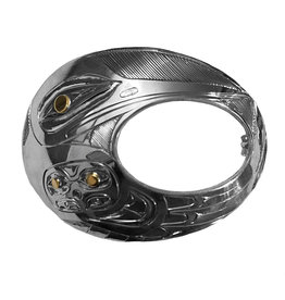 Haida Hummingbird and Eagle Pendant