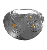 Haida Hummingbird and Eagle Pendant