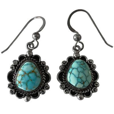 SOLD  #8 Turquoise Earrings (Navajo)