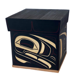 SOLD  Gitxsan Raven Bentwood Box