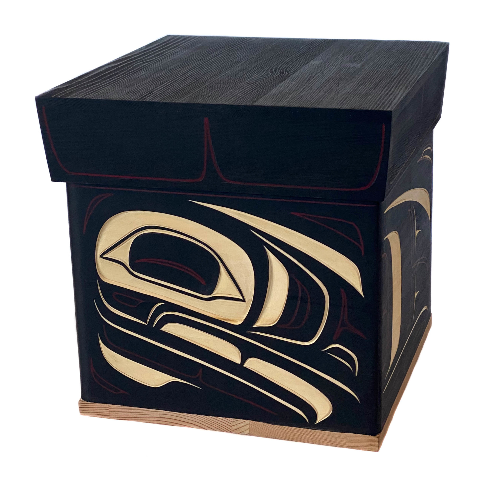 CUSTOM ORDER  Raven Bentwood Box (Gitxsan)