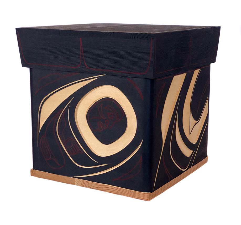 CUSTOM ORDER  Raven Bentwood Box (Gitxsan)