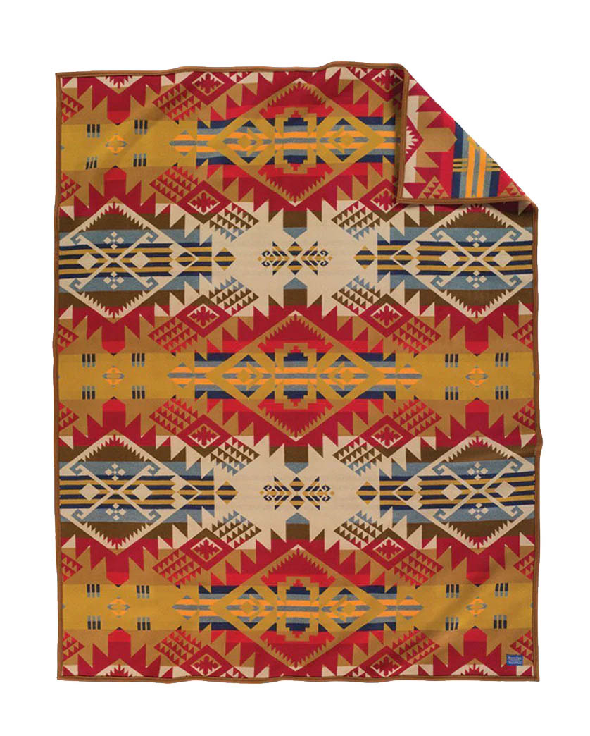 Journey West Pendleton Blanket - Gold