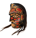 SOLD  Indigenous 'Contemporary Wolf Pack' Mask