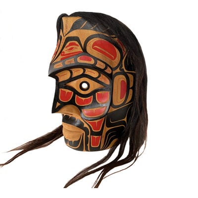 CUSTOM ORDER  'Contemporary Wolf Pack' Mask