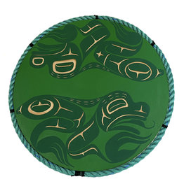 CUSTOM ORDER Round Double Frog Panel