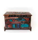CUSTOM ORDER  Sea Monster, Raven, Hummingbird Chest