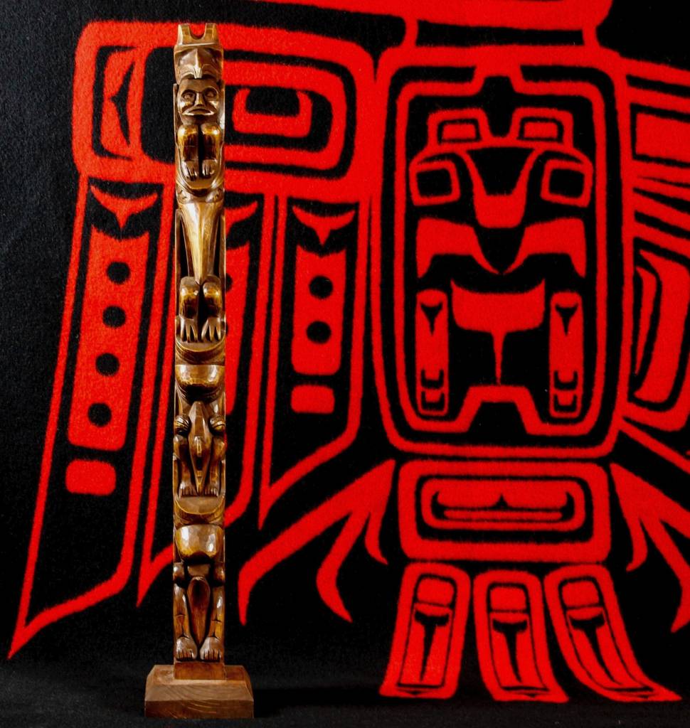 SOLD  2' Model Totem Pole